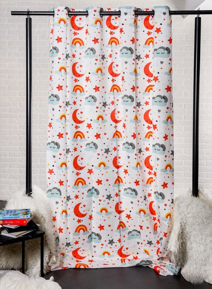 KIDS CURTAIN GOOD NIGHT 140X260 WITH EYELETS